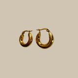 Mini Soren 18k Gold Huggie Hoop Earrings