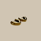 Korey 18k Gold Heart Shape Huggie Earrings