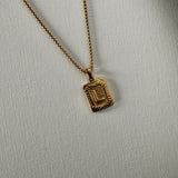 Piper 18k Gold Initial Pendant Necklace