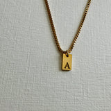 Remi 18k Gold Initial Necklace