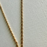 Lulu 18k Gold Filled Rope Chain Necklace