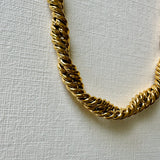 Nina 18k Gold Twist Chain Necklace