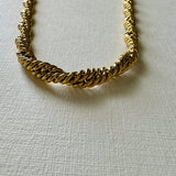 Nina 18k Gold Twist Chain Necklace