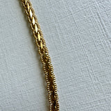 Capri 18k Gold Vintage Weave Necklace