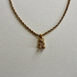 Kai 18k Gold Bear Pendant Chain Necklace