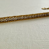 Zuri 18k Gold Classic Tennis Chain Bracelet