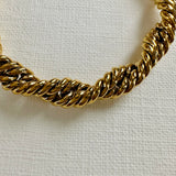 Nina 18k Gold Twist Chain Bracelet