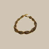 Nina 18k Gold Twist Chain Bracelet